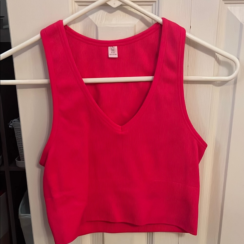 Vibrant Pink Sleeveless Top